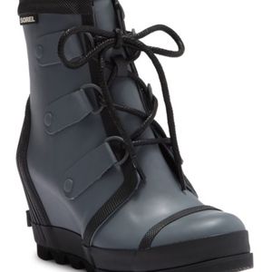 Sorel Joan Waterproof Wedge Felt Chelsea Boot